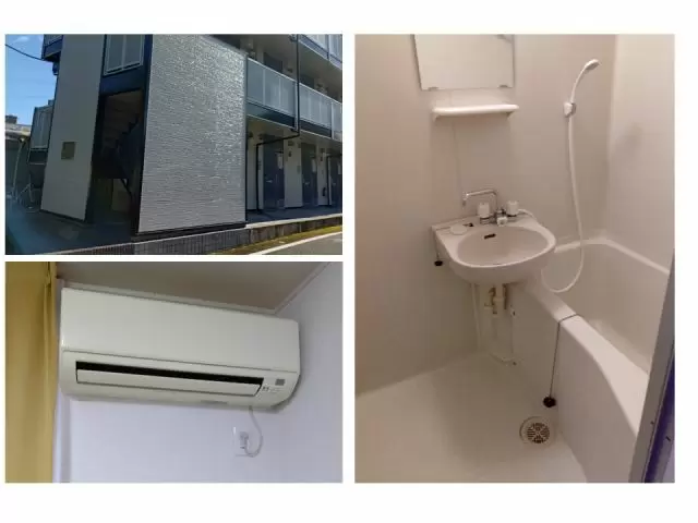 お部屋は1Kフローリング(ロフト付)のため綺麗で快適!
洗濯機、冷蔵庫などの家具家電付きち