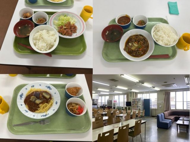 従業員食堂で食べられるご飯です！
※基本は賄いです。