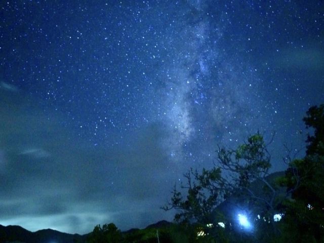 星空保護区の石垣島、お仕事終わりに星空観察☆彡