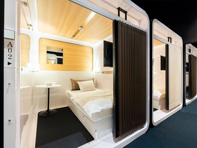 客室寮で清潔感◎　広めのカプセルタイプでゆったり過ごせます(^^)/