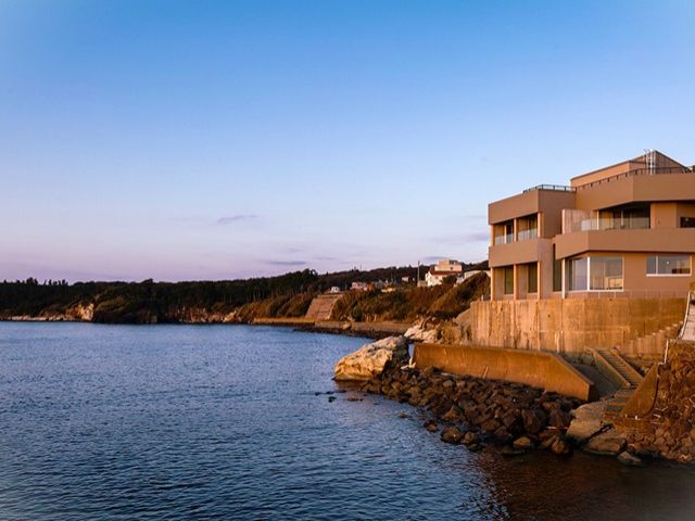 目の前には日本海！大海原に癒されて♪