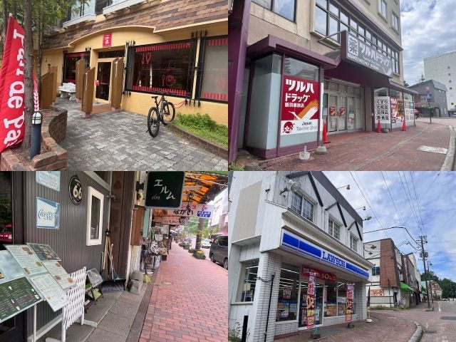 徒歩圏内にお店多数あり生活には困りません！
