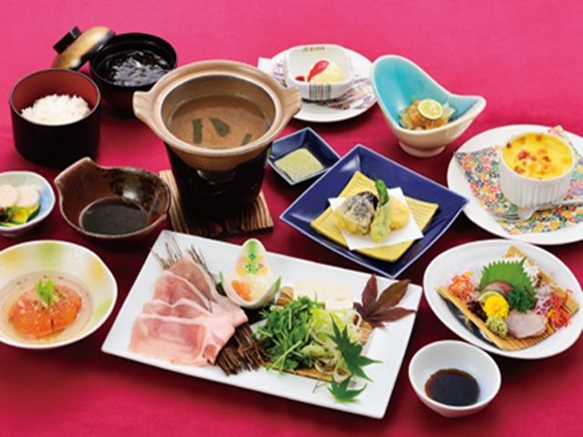 ご提供頂くお料理の一例です