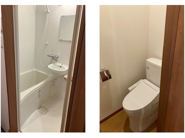 バス・トイレもセパレート！独立洗面台もございます