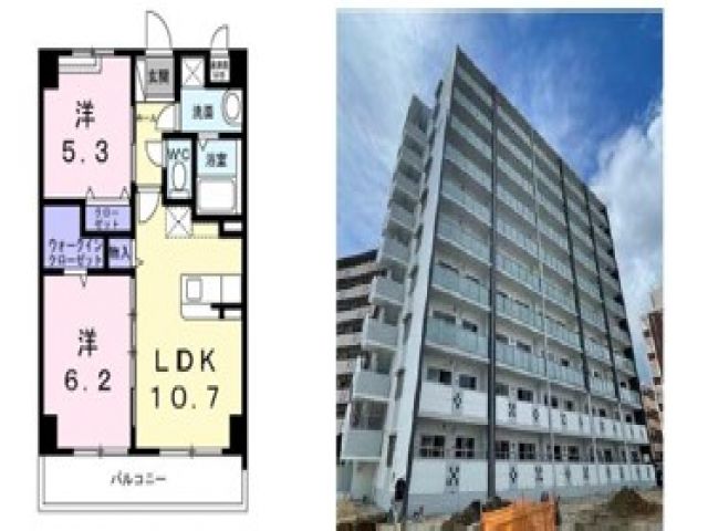 名護市内の新築マンション寮！生活も便利です！！
