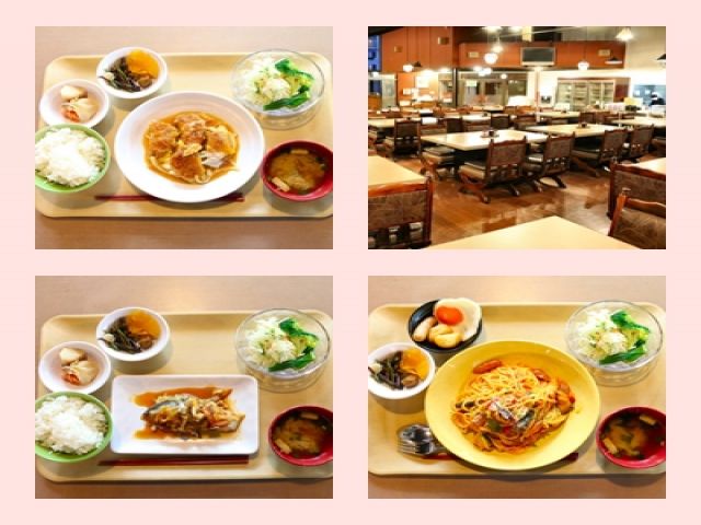 きれいな社員食堂で、おいしい社食も食べられます！