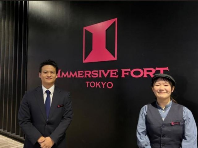 話題の没入型体験施設でのお仕事です！