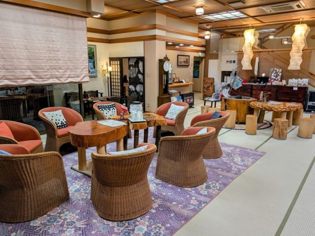 宿のパブリックスペースです☆