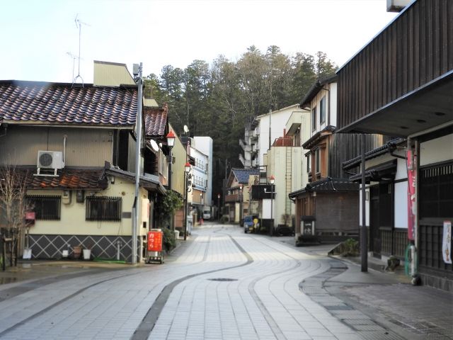 素敵な趣ある粟津温泉の町並み！温泉街ならではの雰囲気★