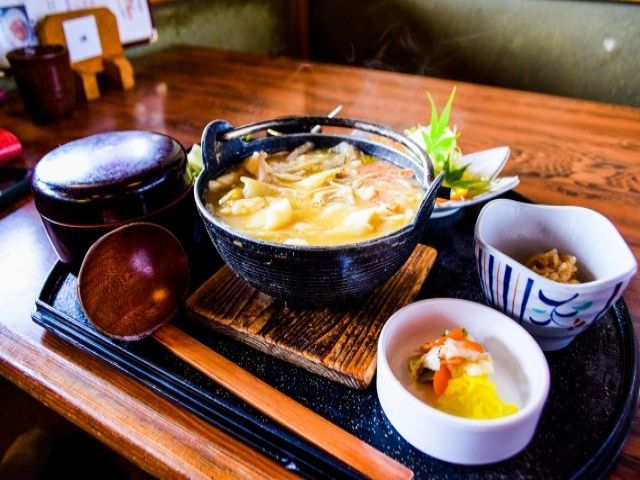 山梨といえば「ほうとう」
寒くなってきた季節に心から温まります♪