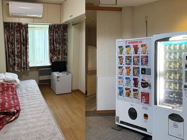 こちらは寮のお写真！系列の元ホテルの客室だからとても快適♪