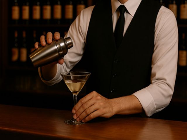 ホテルのバーテンダーのお仕事です☆