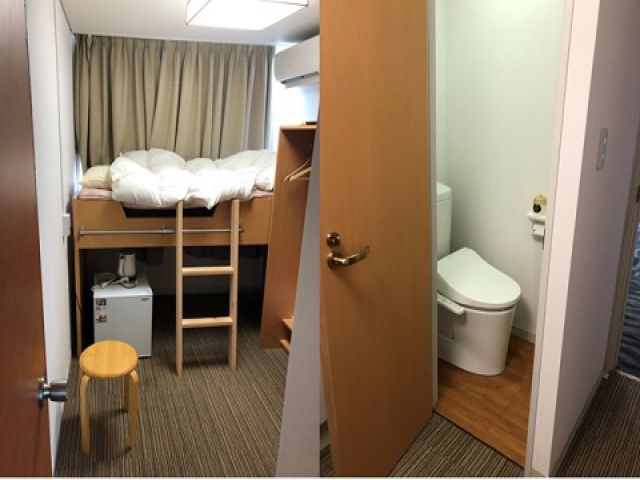 寮はうれしい個室寮！　お部屋にお風呂がない場合に限り大浴場も利用できます♪