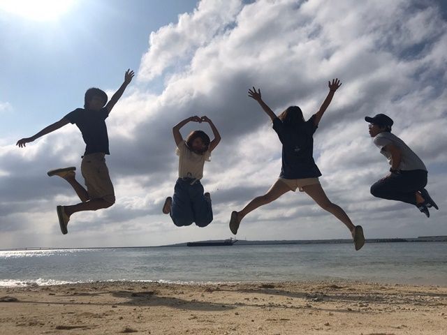 遊び場は『海』昨年のスタッフさんたちはたくさんの仲間ができたと感想もらいました♪