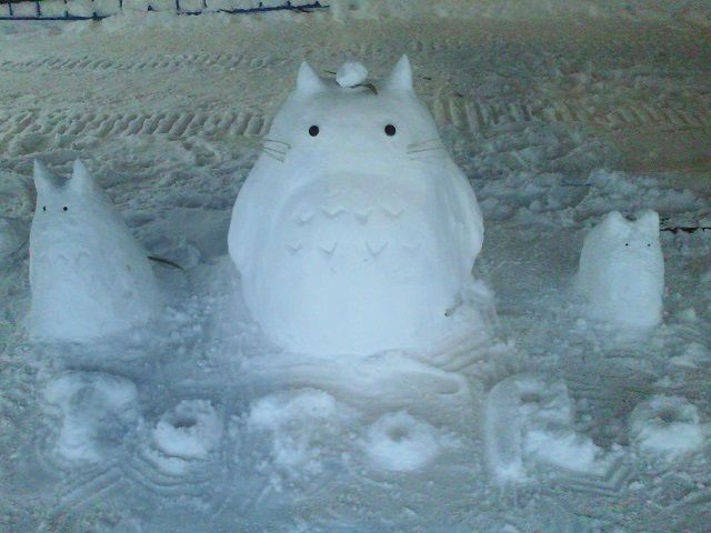 スタッフ作のトトロです!!
滑るのが苦手でも大丈夫～♪