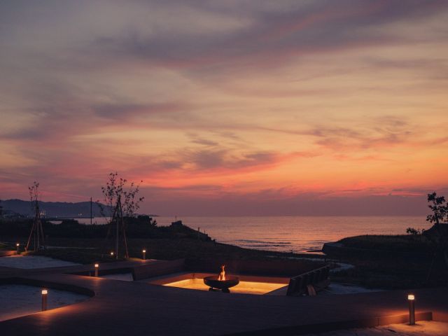 客室からの眺望です。温泉に入浴できるのも嬉しいポイント！