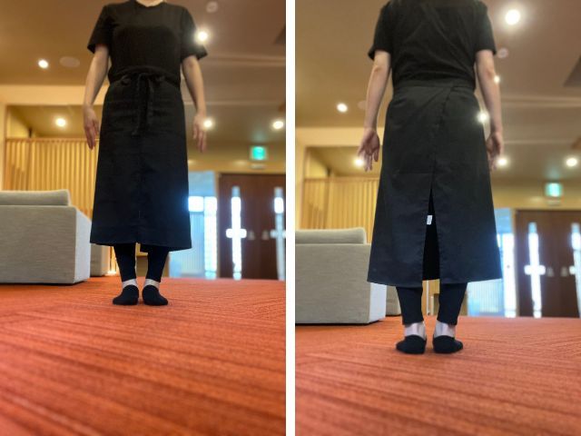 動きやすいラフな制服になります！