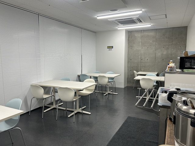 食堂や休憩室も綺麗です！
