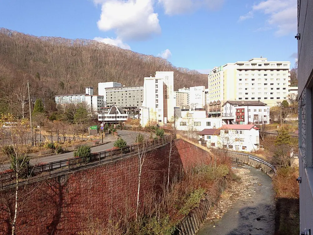 登別温泉　温泉街