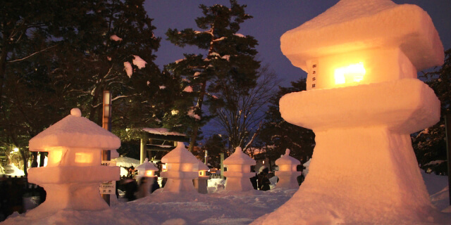 上杉雪灯篭まつり