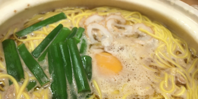 鍋焼きラーメン