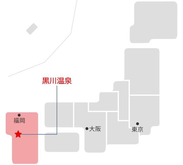 黒川温泉マップ