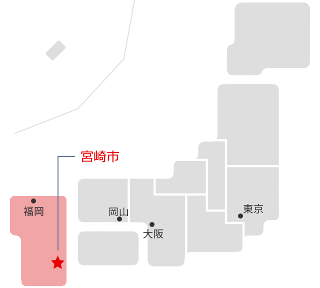 宮崎市マップ