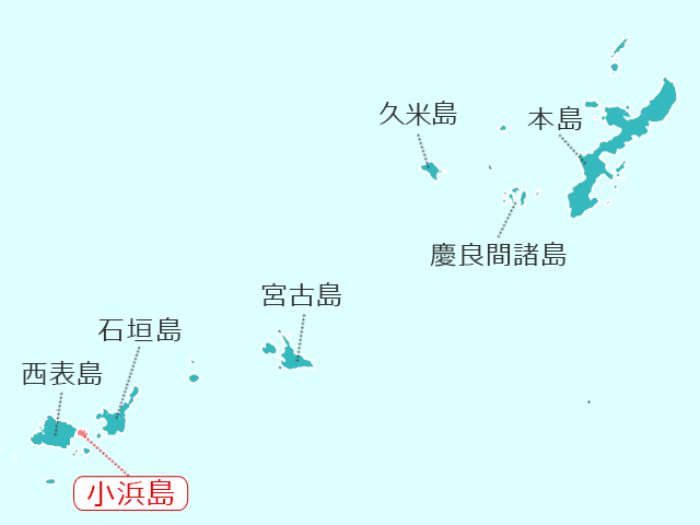 小浜島マップ