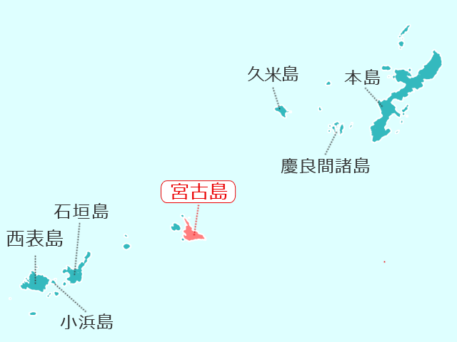 宮古島マップ
