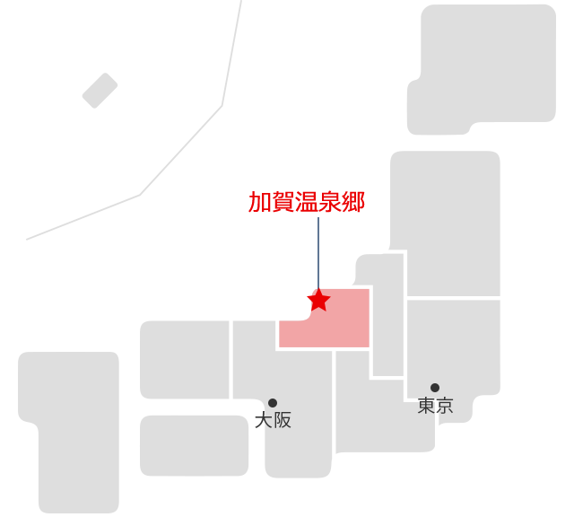 加賀温泉郷マップ