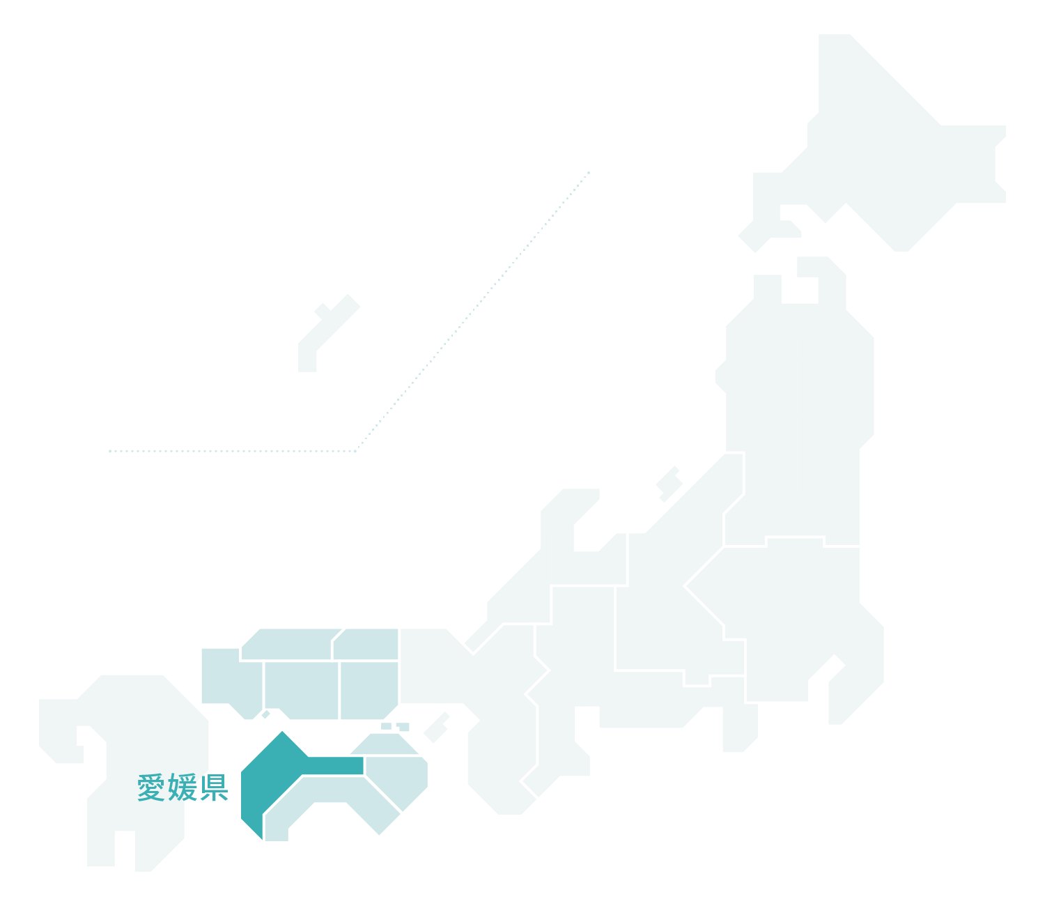 愛媛県マップ