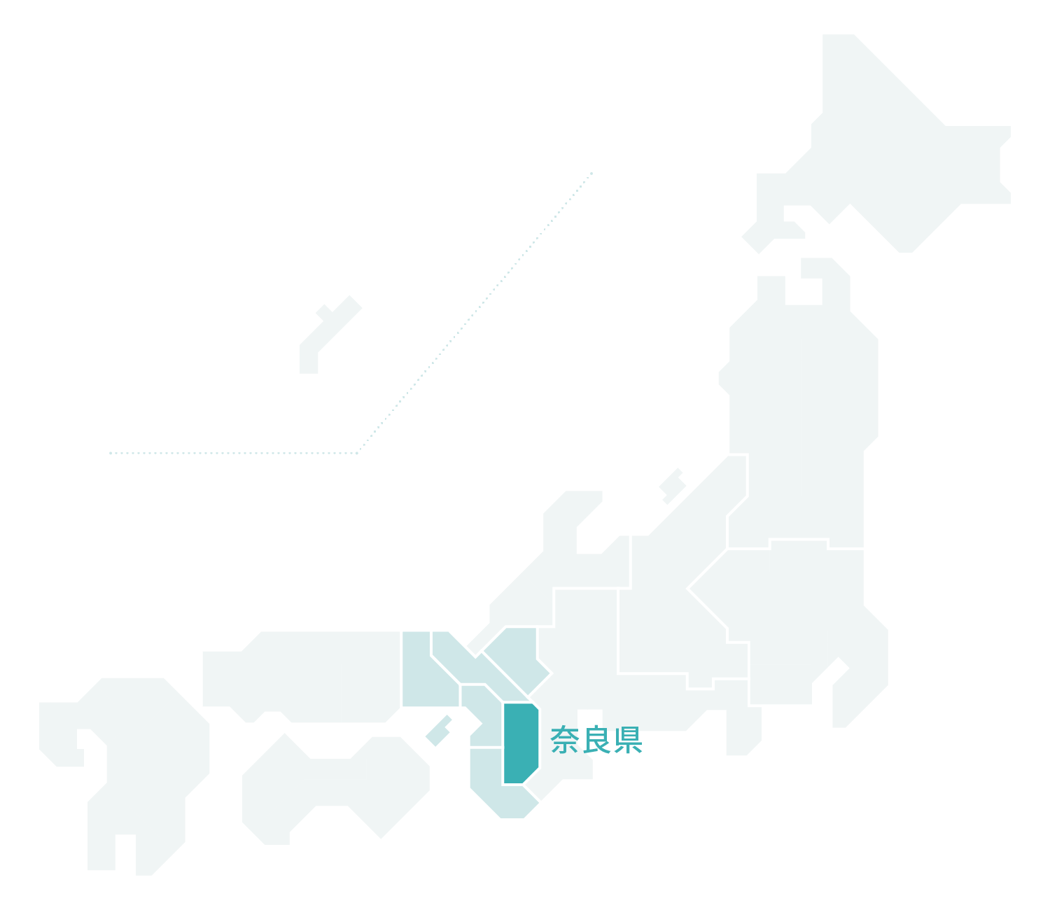 奈良県マップ