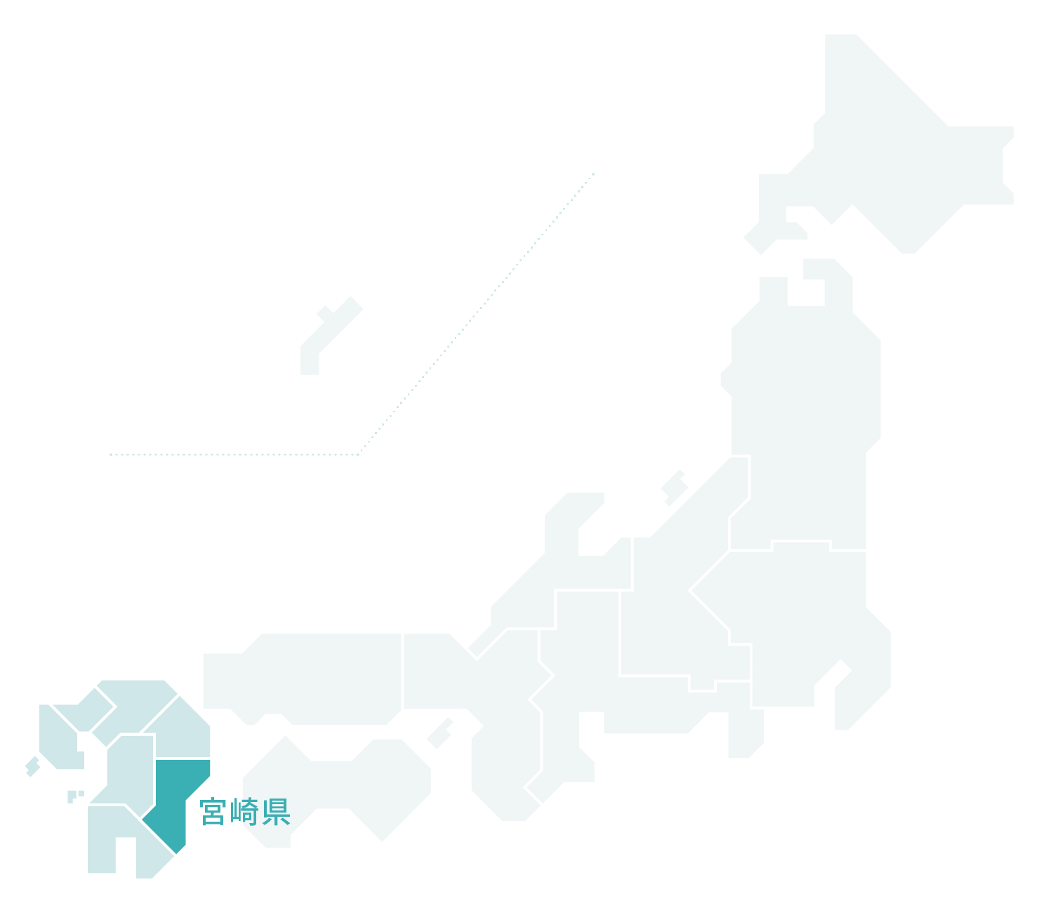 宮崎県マップ