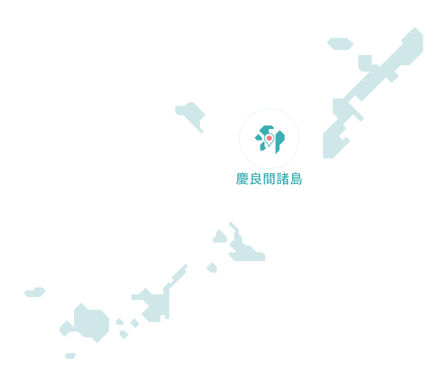 慶良間諸島マップ
