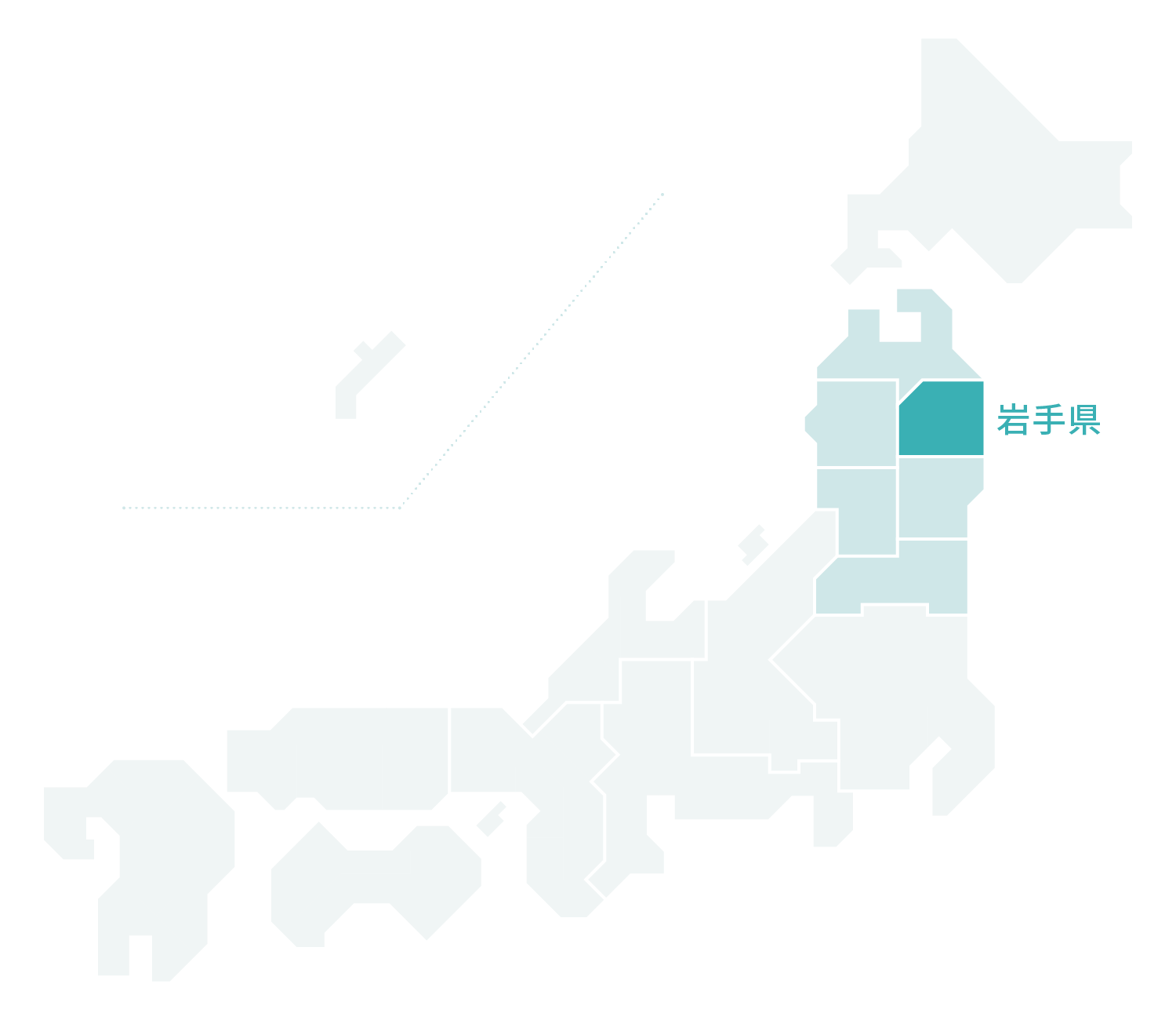 岩手県マップ