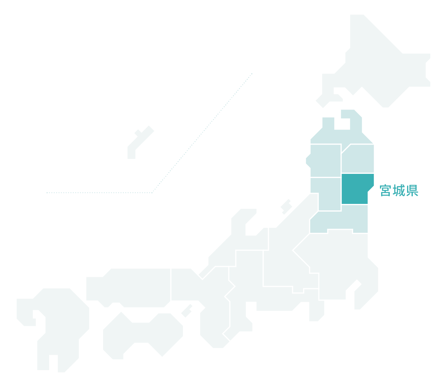 宮城県マップ