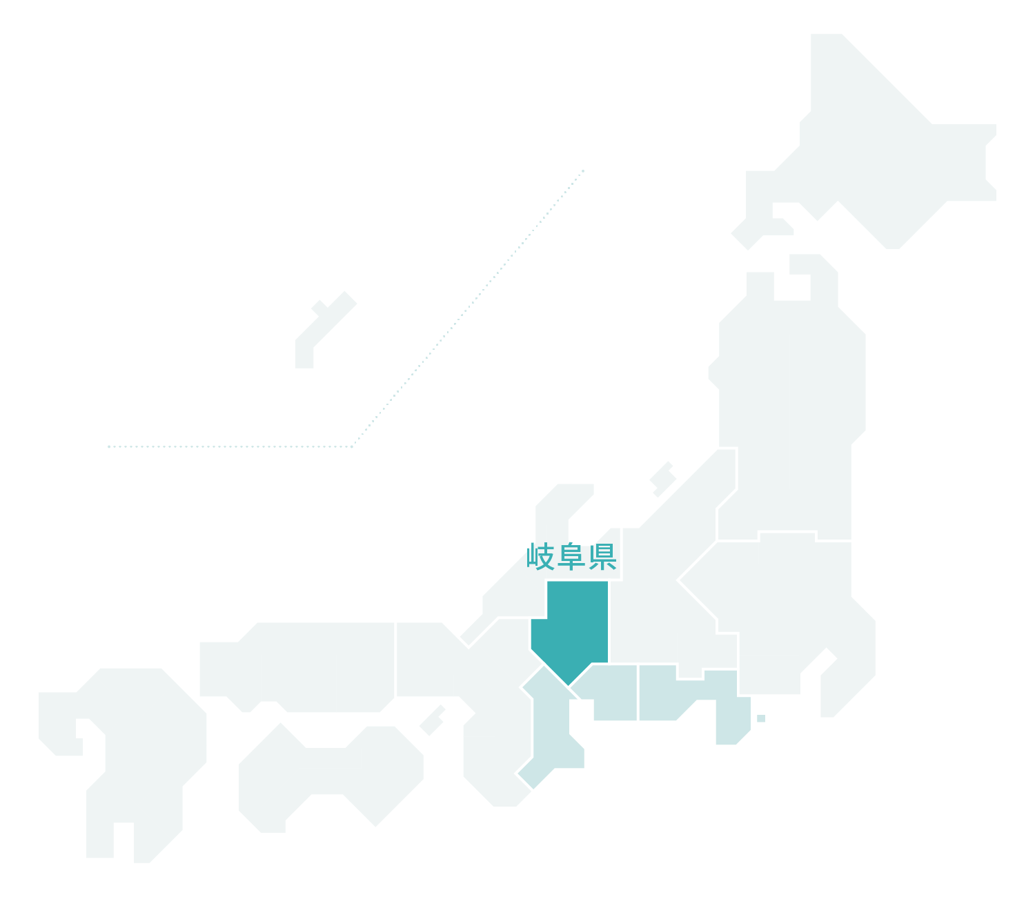 岐阜県マップ