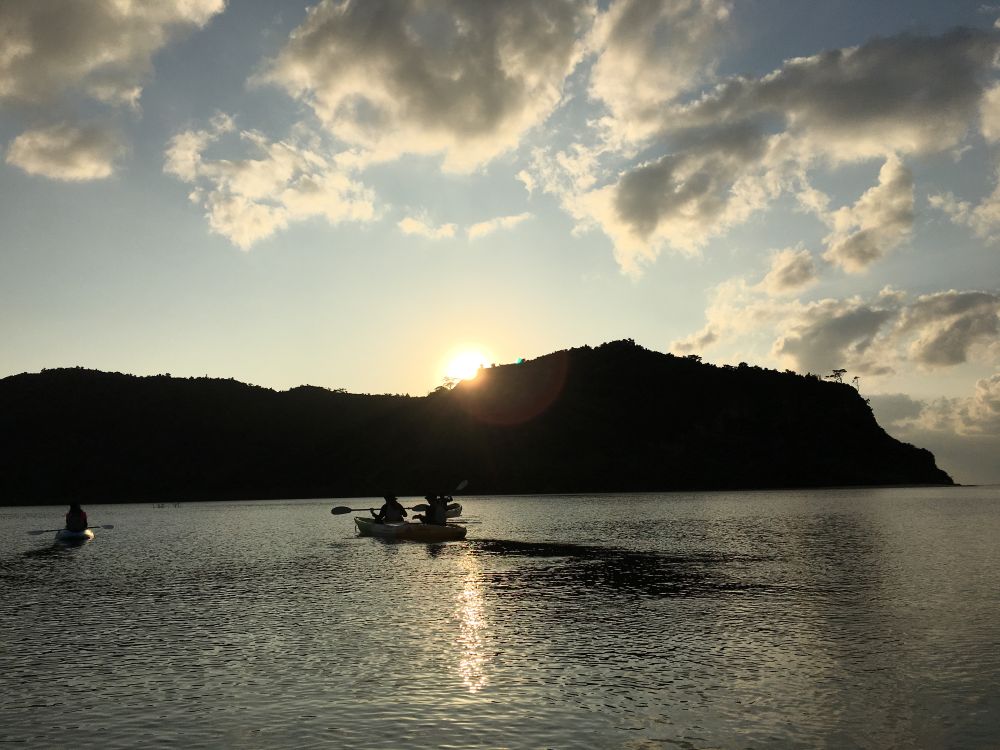 西表島でカヤック