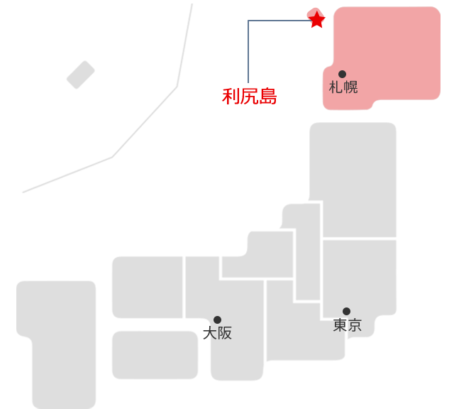 利尻島MAP