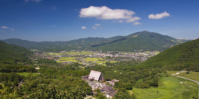 由布岳から見る景色