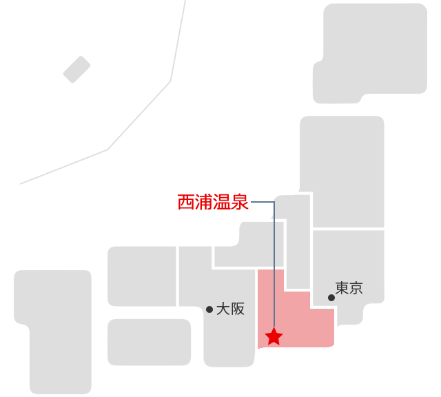 西浦温泉マップ