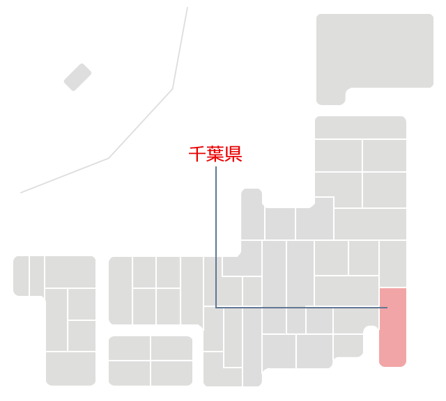 千葉県マップ