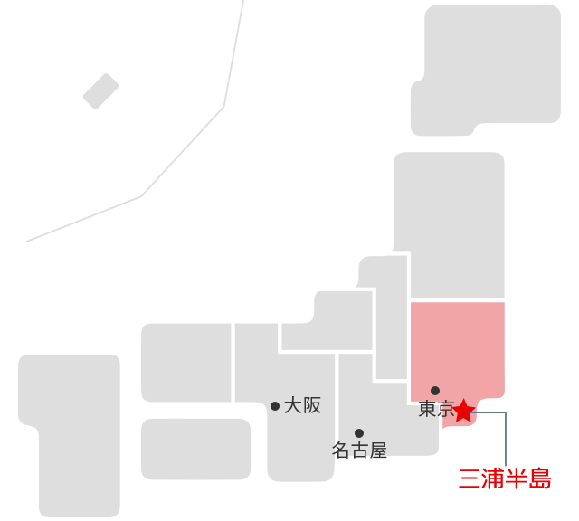 三浦半島マップ