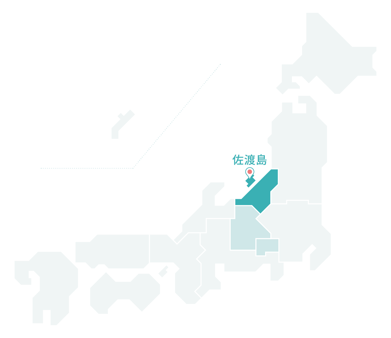 佐渡島マップ