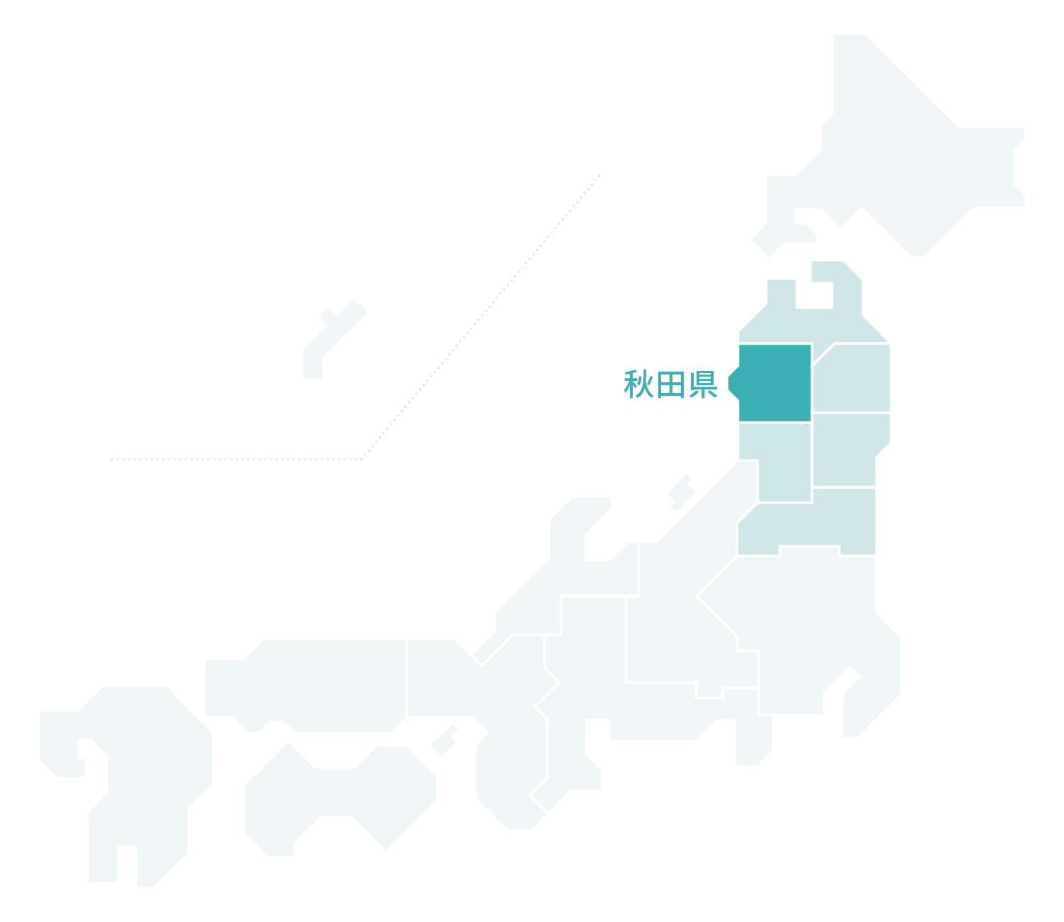 秋田県マップ