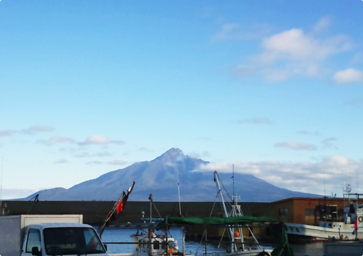 礼文島の風景