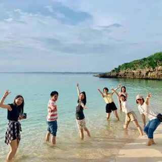 休みの日は仲良しな同期みんなと海へレッツゴー!