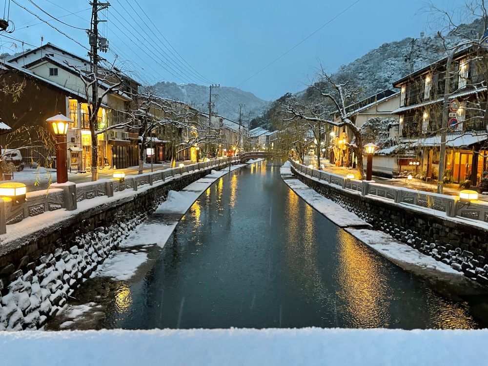 城崎温泉　冬
