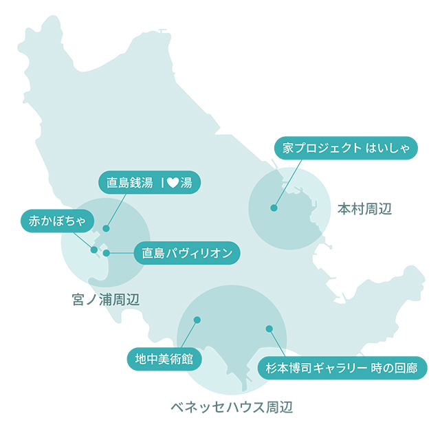 直島マップ