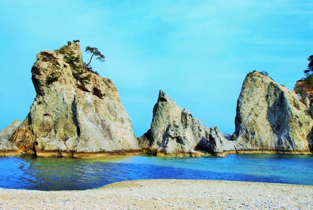 浄土ヶ浜（岩手県宮古市）